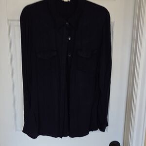 Black Button-Up Shirt